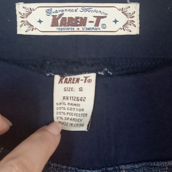 Karen T maternity jeans size small - Picture 3 of 6